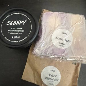 Lush Cosmetics Sleep Bath Set